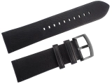 Detal czarnej klamry paska Emporio Armani AR2461.